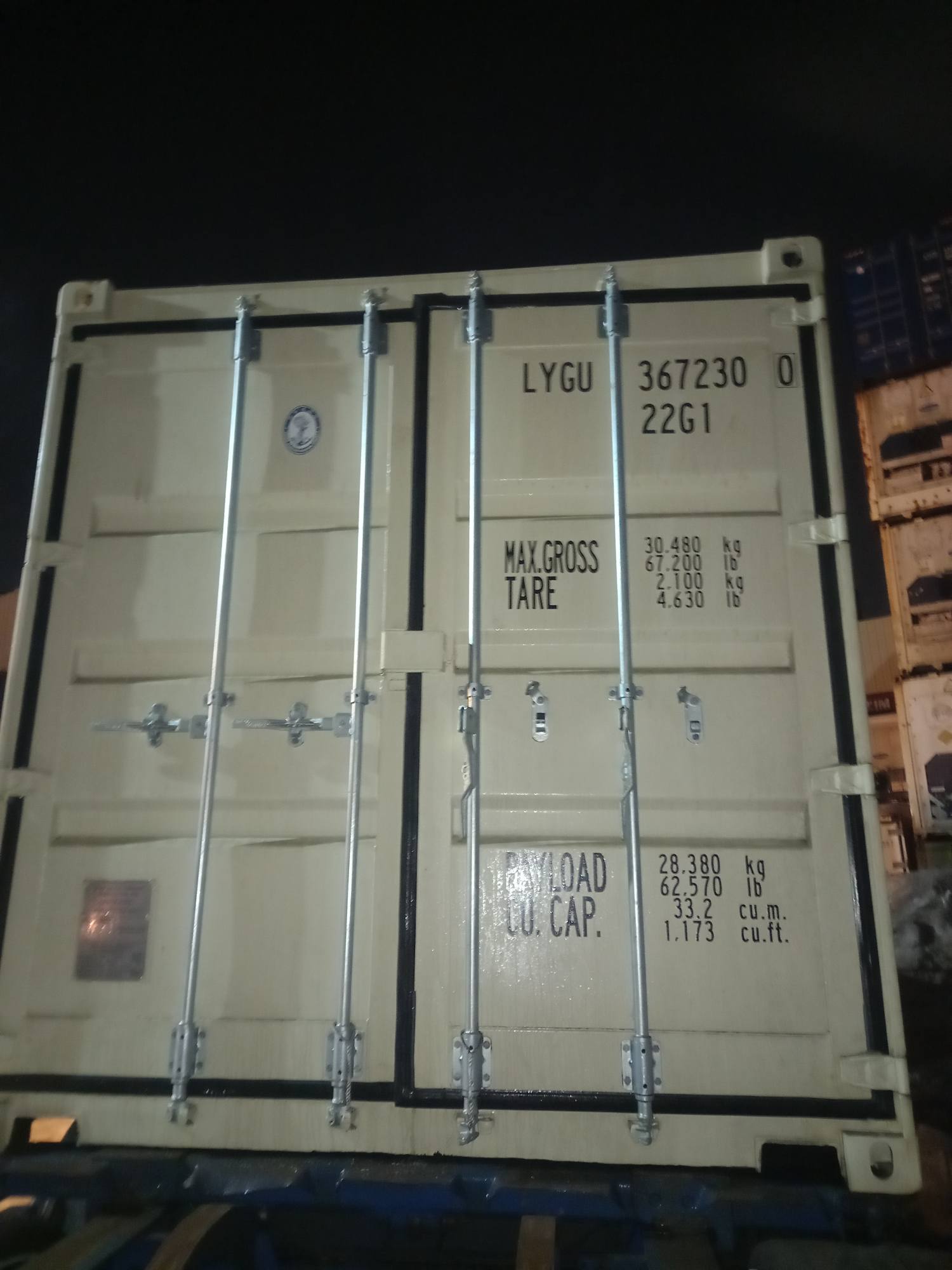 Морской контейнер LYGU3672300