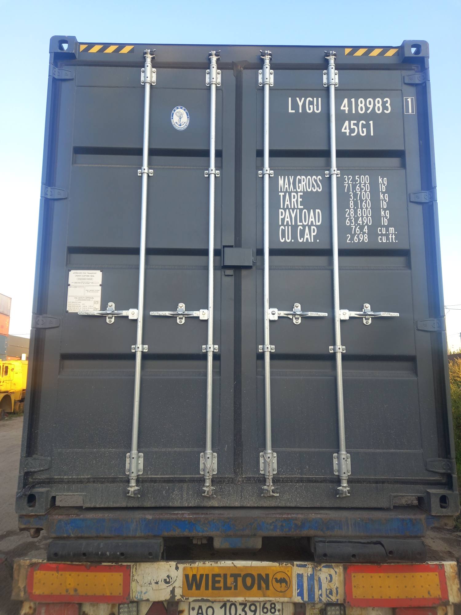 Морской контейнер LYGU4189831