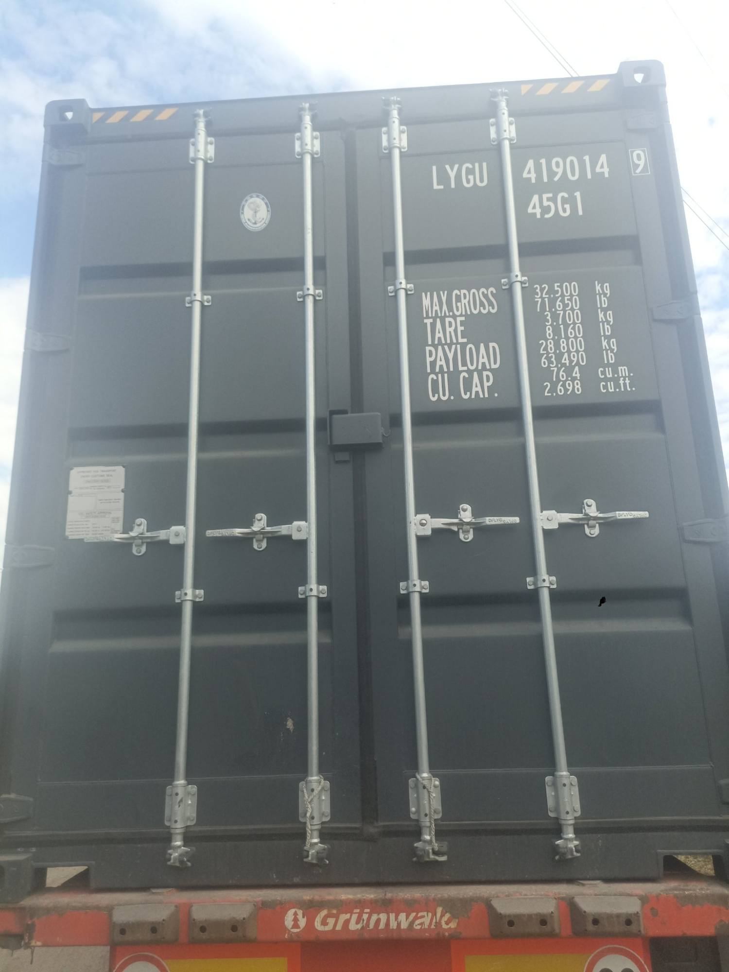 Морской контейнер LYGU4190149
