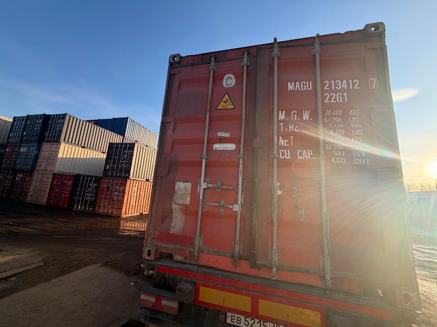Морской контейнер MAGU2134127