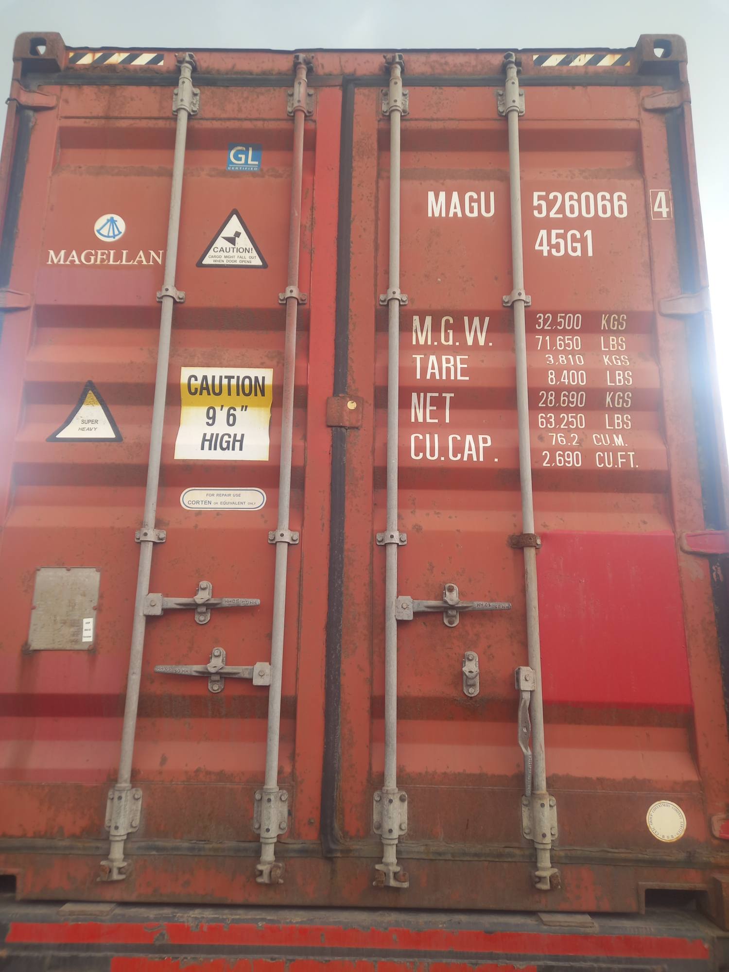 Морской контейнер MAGU5260664