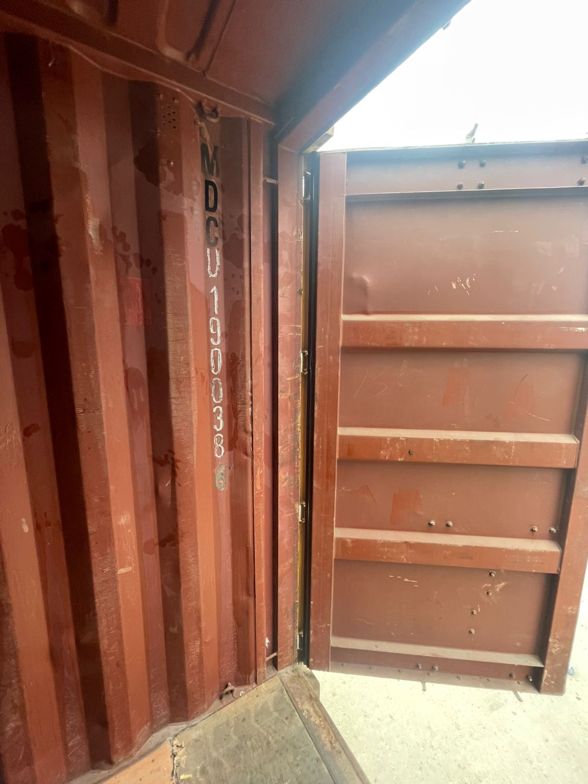 Морской контейнер MDCU1900386