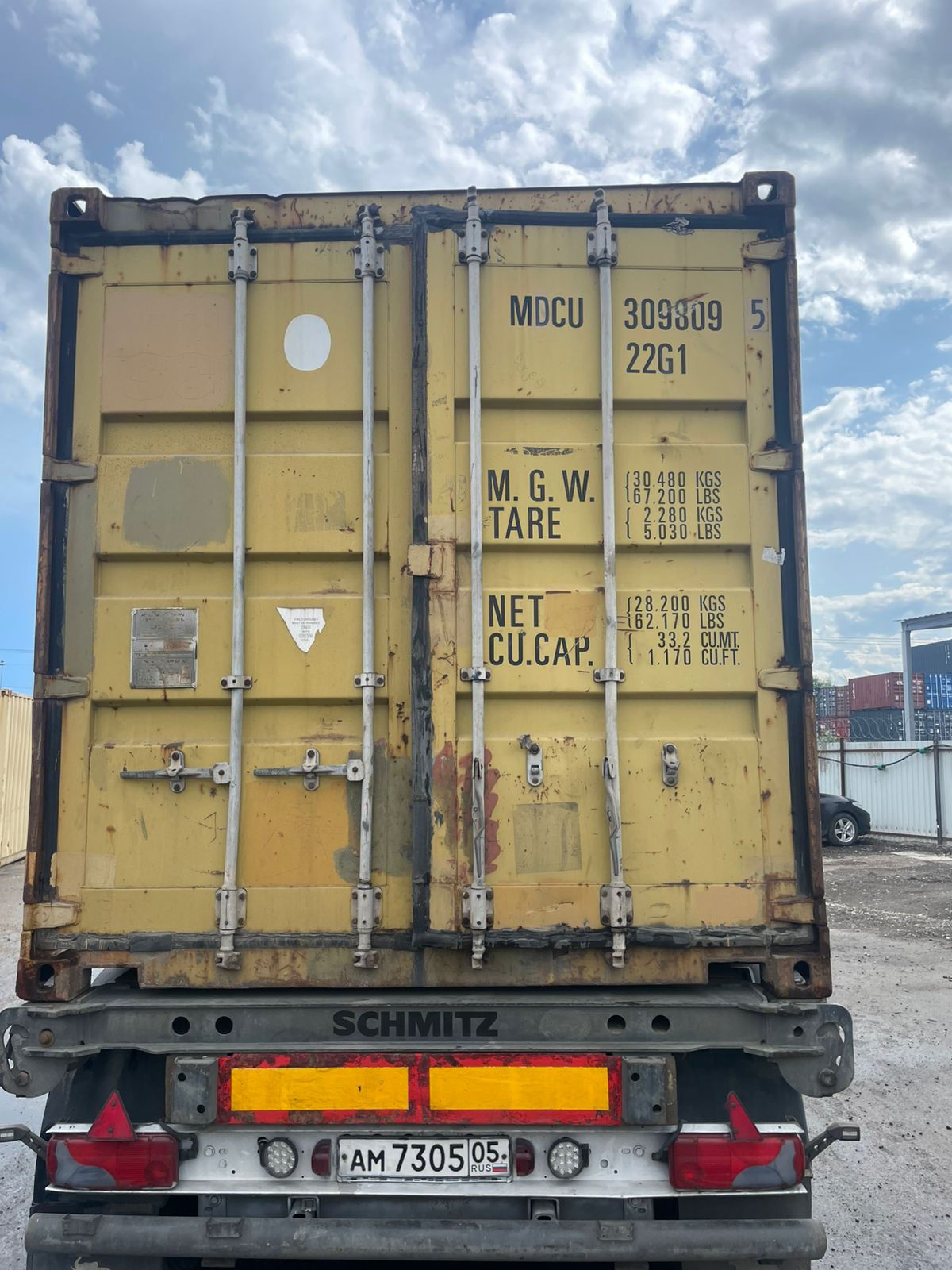 Морской контейнер MDCU3098095