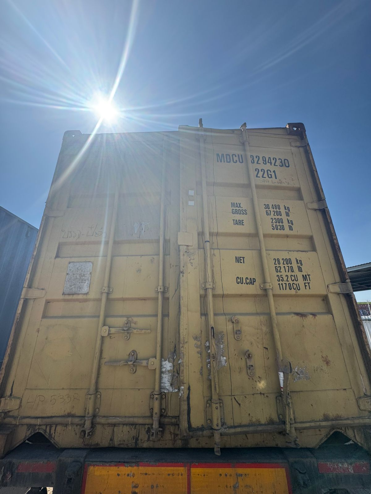 Морской контейнер MDCU3294230