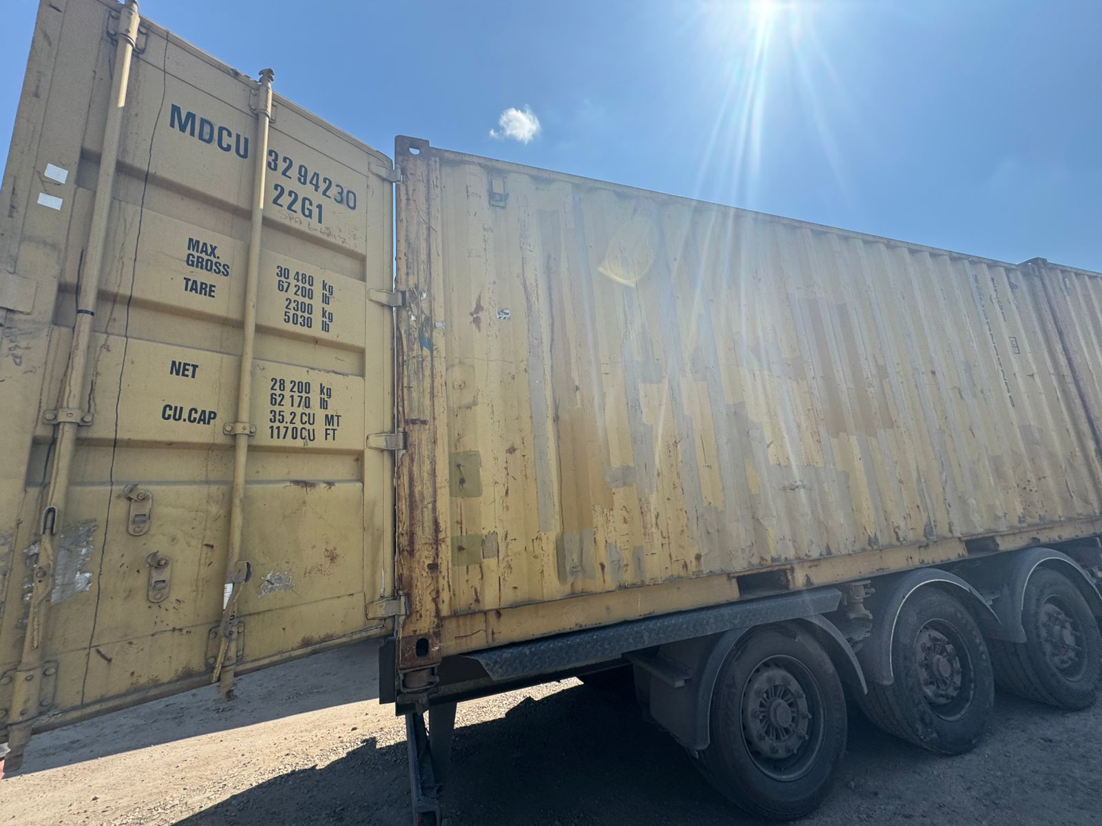 Морской контейнер MDCU3294230