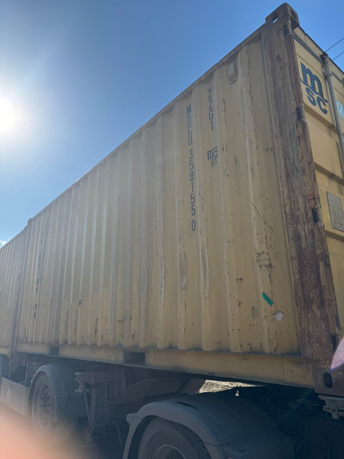 Морской контейнер MDCU3581550