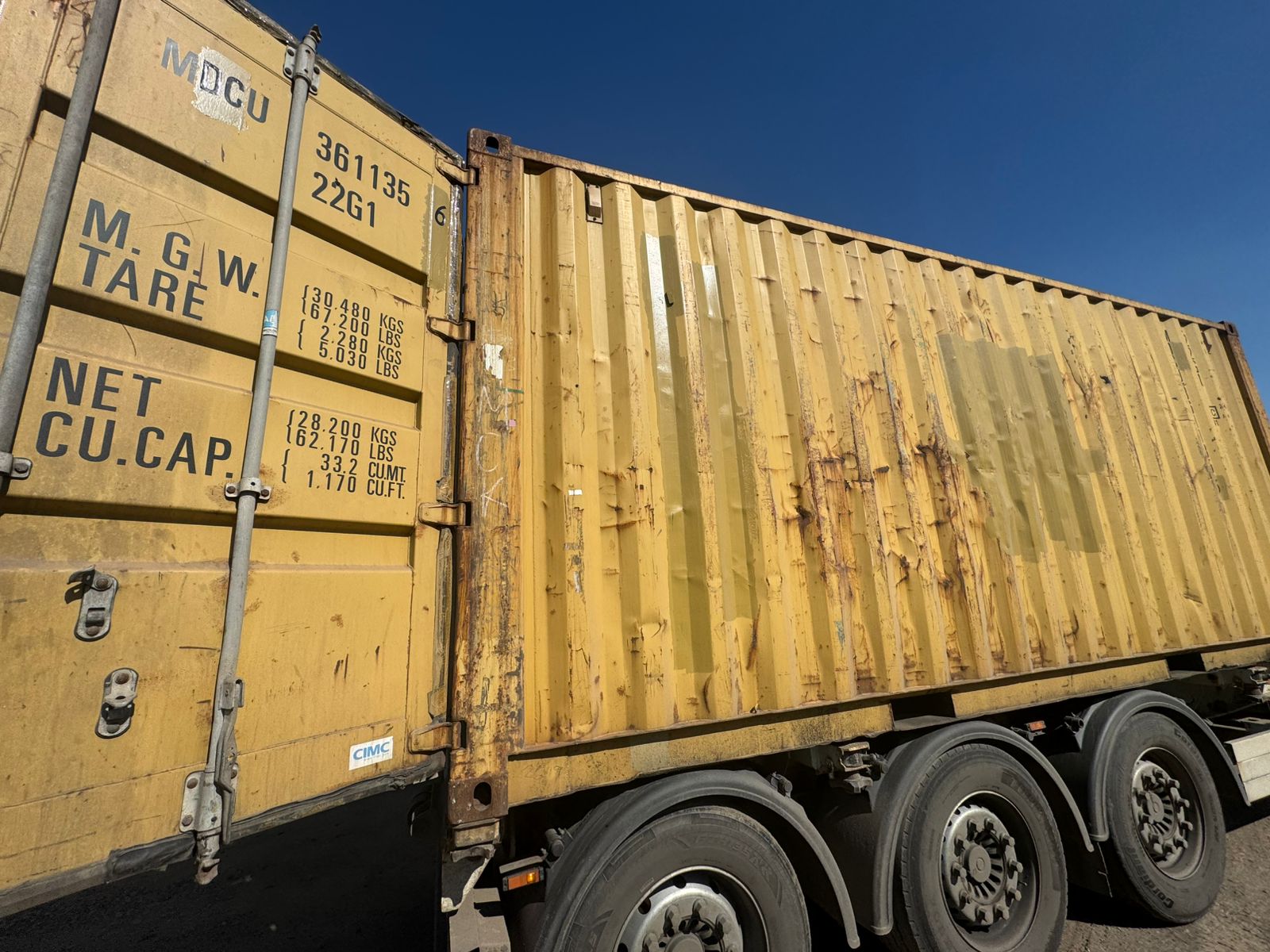 Морской контейнер MDCU3611356