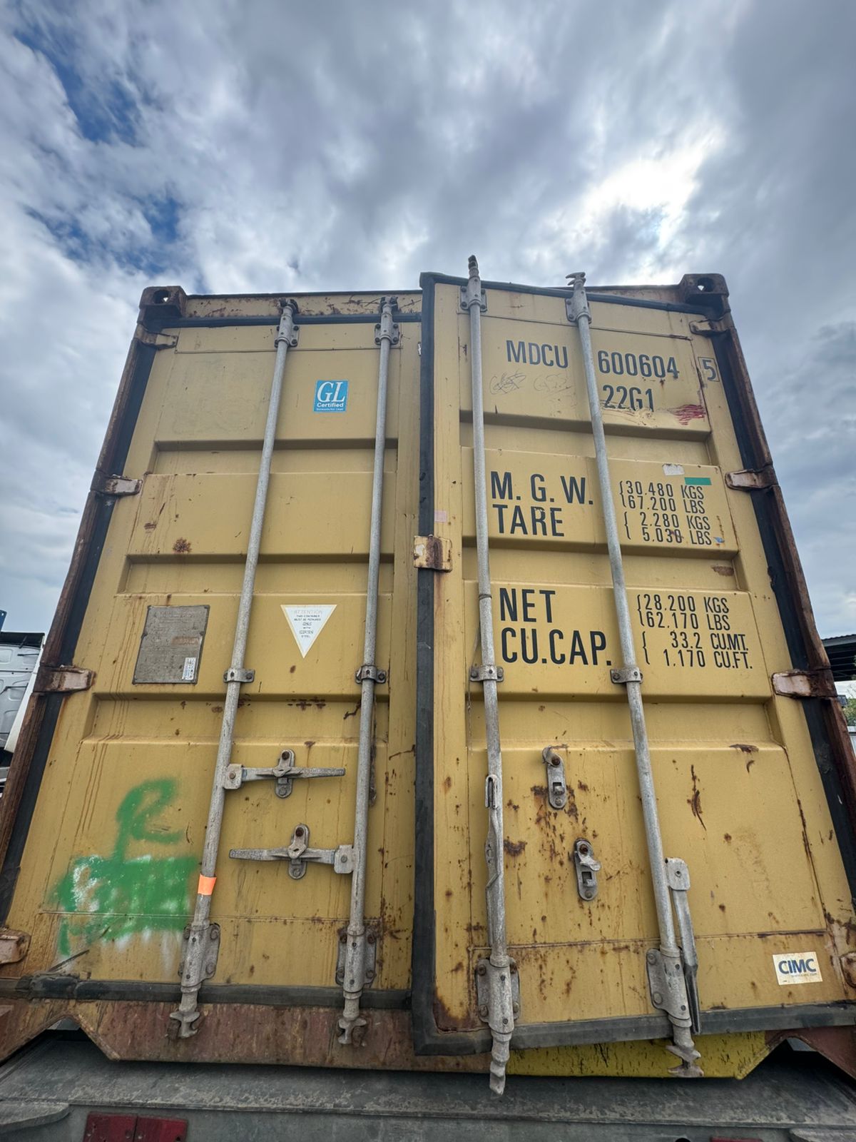 Морской контейнер MDCU6006045