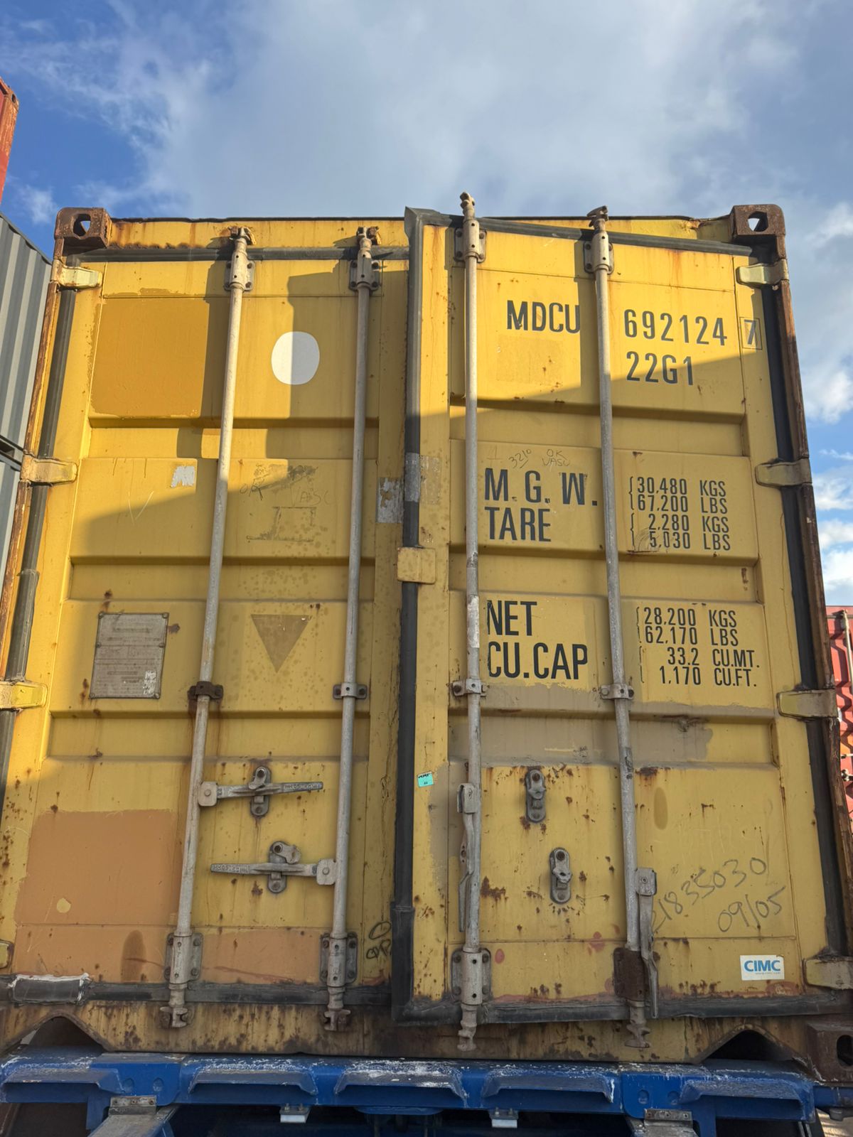 Морской контейнер MDCU6921247