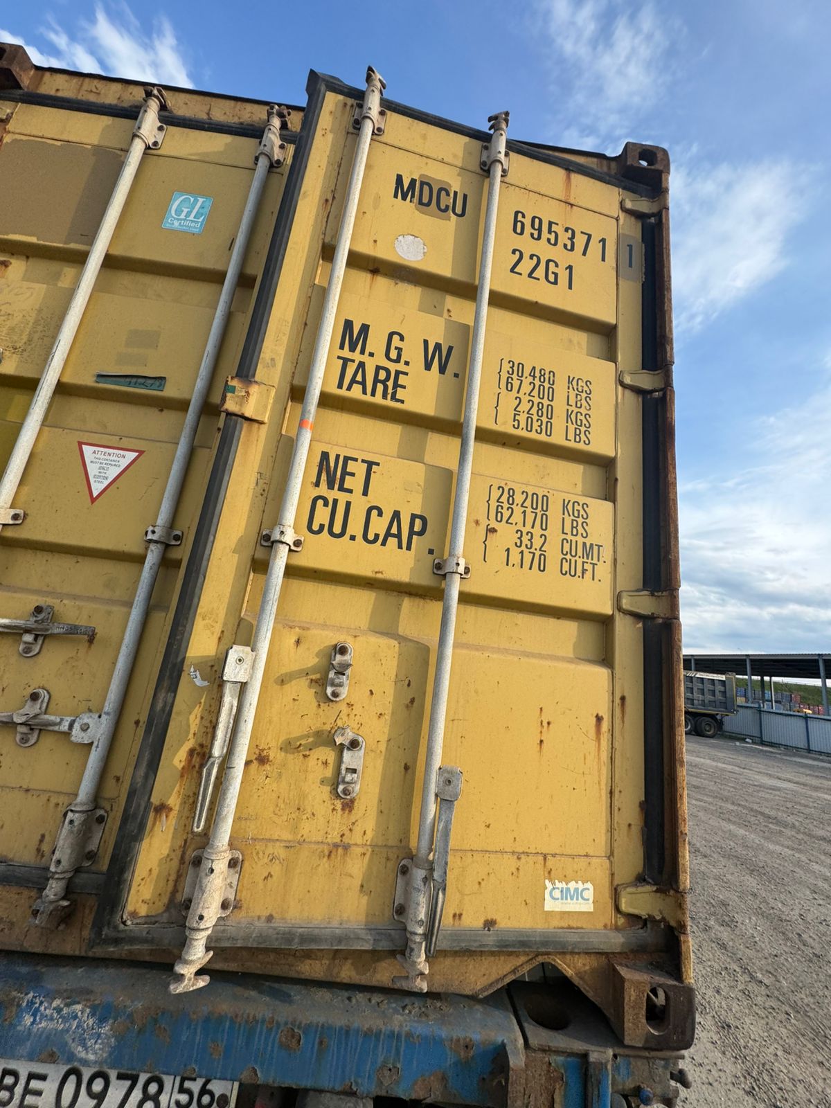 Морской контейнер MDCU6953711