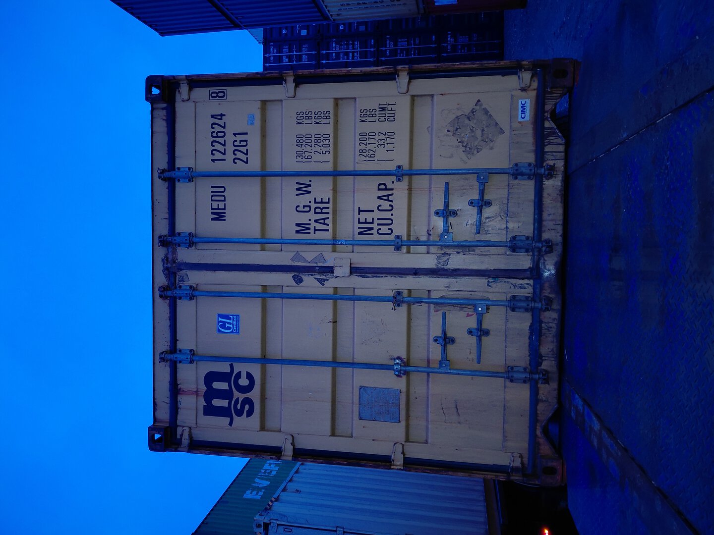 Морской контейнер MEDU1226248