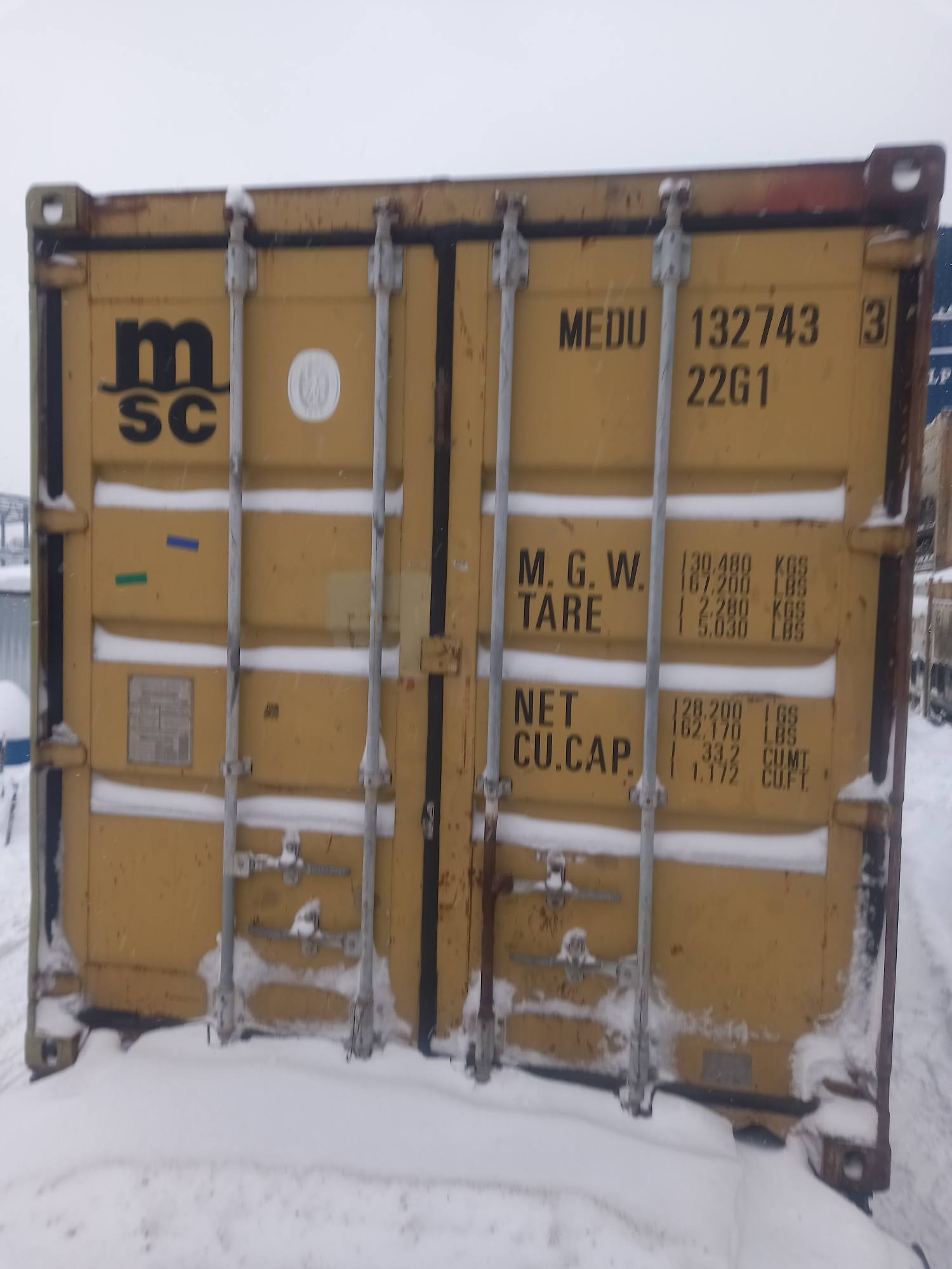 Морской контейнер MEDU1327433