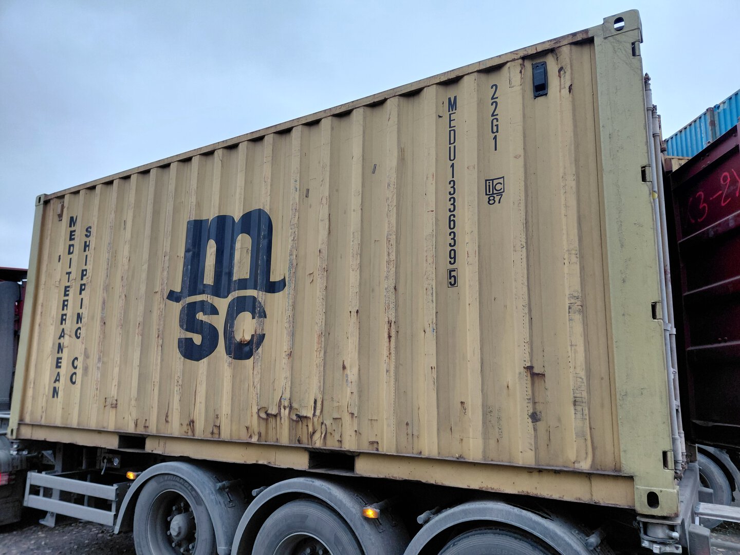 Морской контейнер MEDU1336395