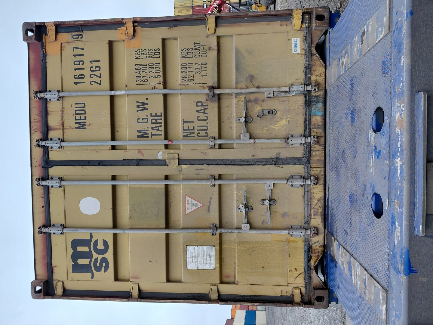 Морской контейнер MEDU1619179