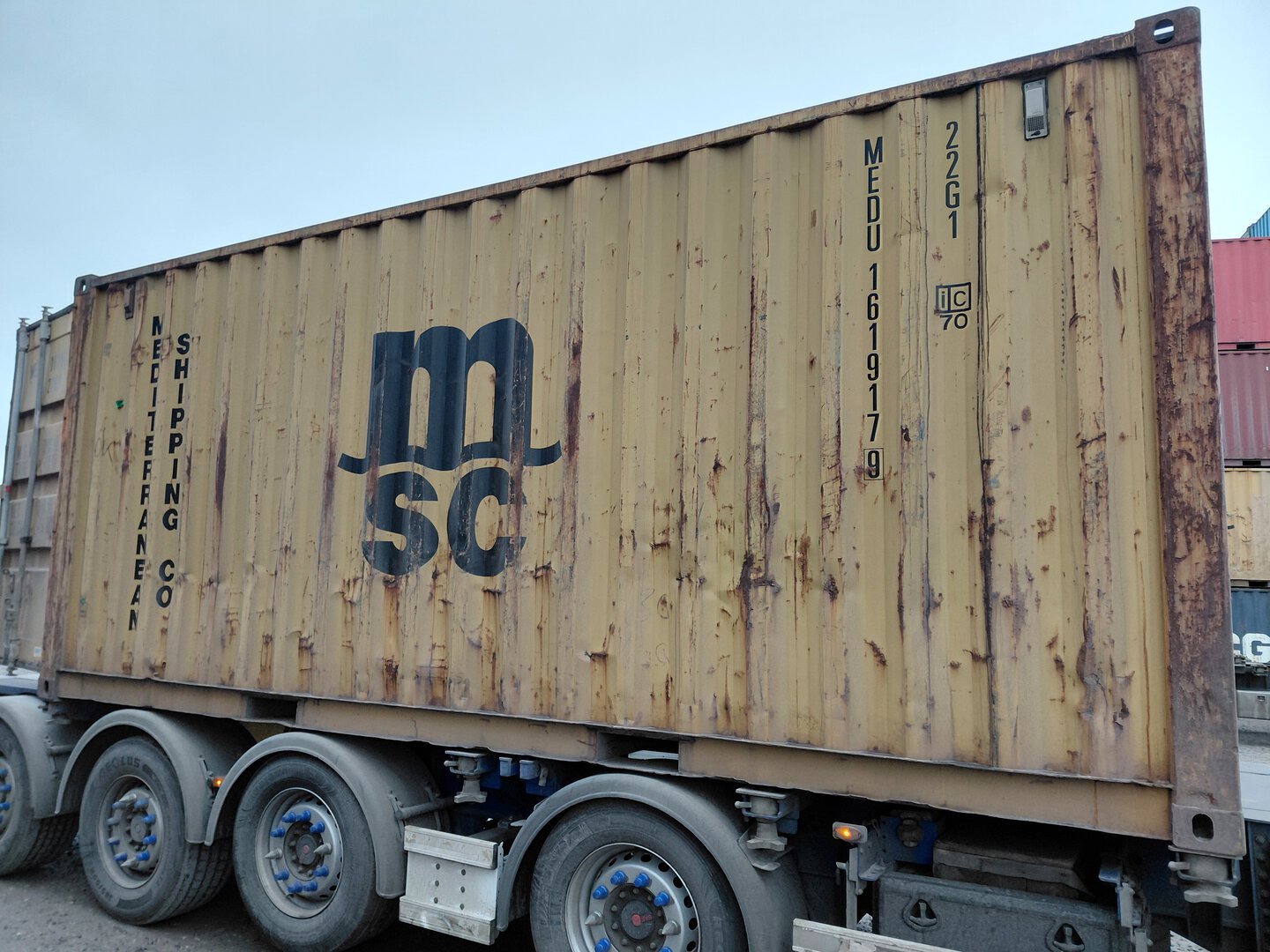 Морской контейнер MEDU1619179