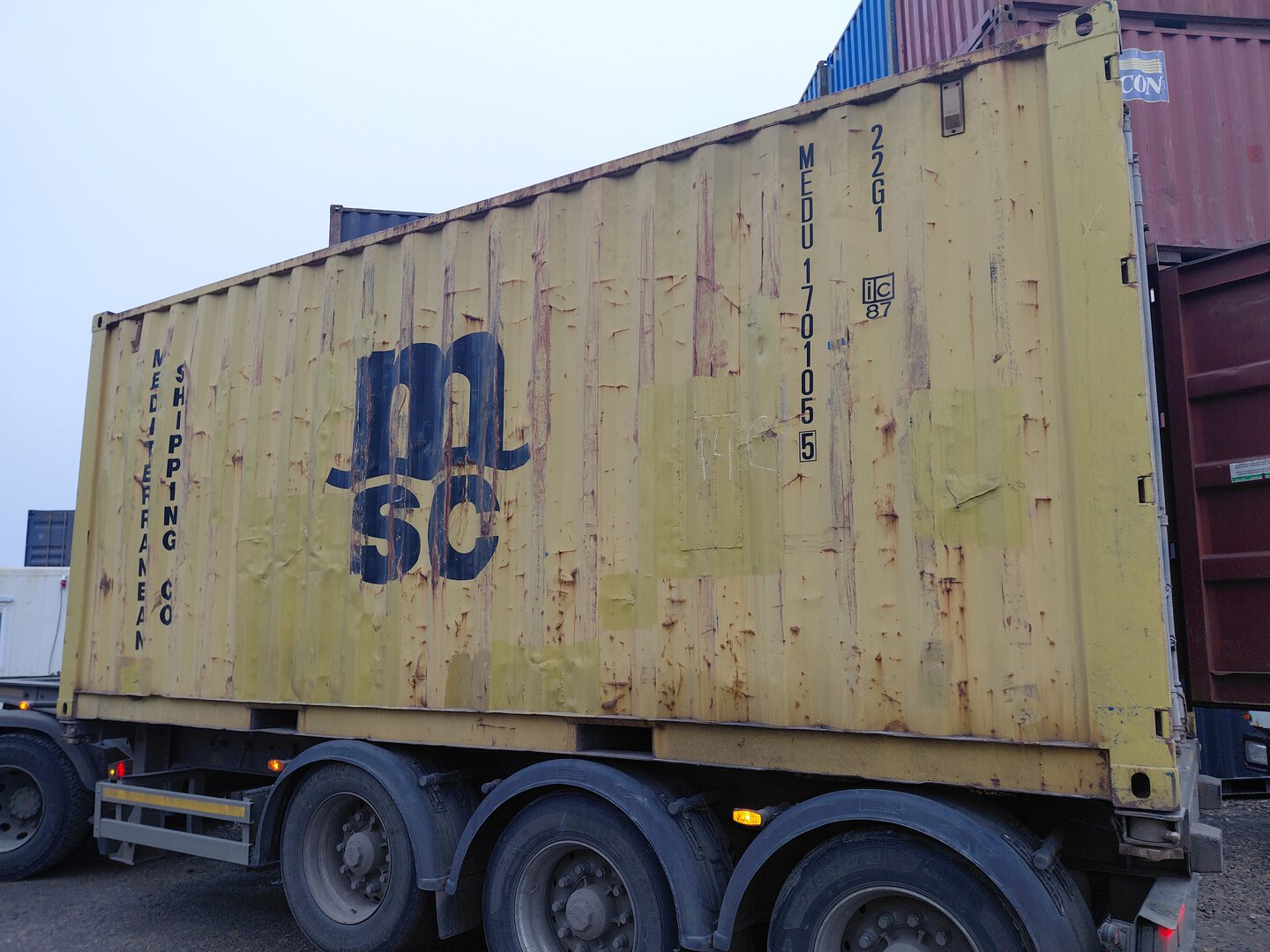 Морской контейнер MEDU1701055