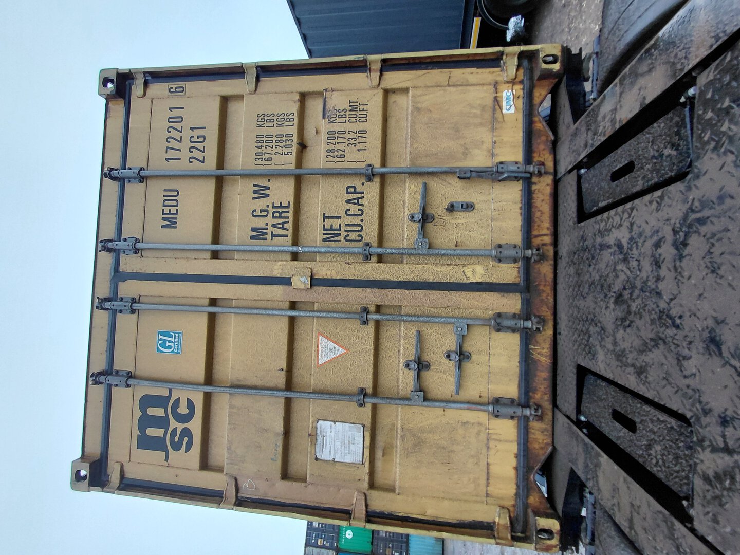 Морской контейнер MEDU1722016