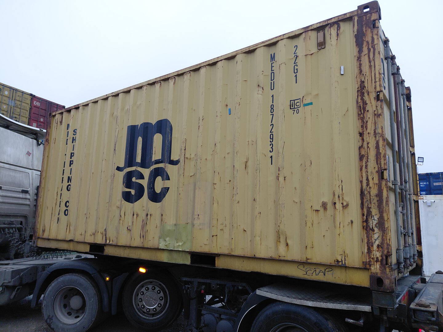 Морской контейнер MEDU1872931