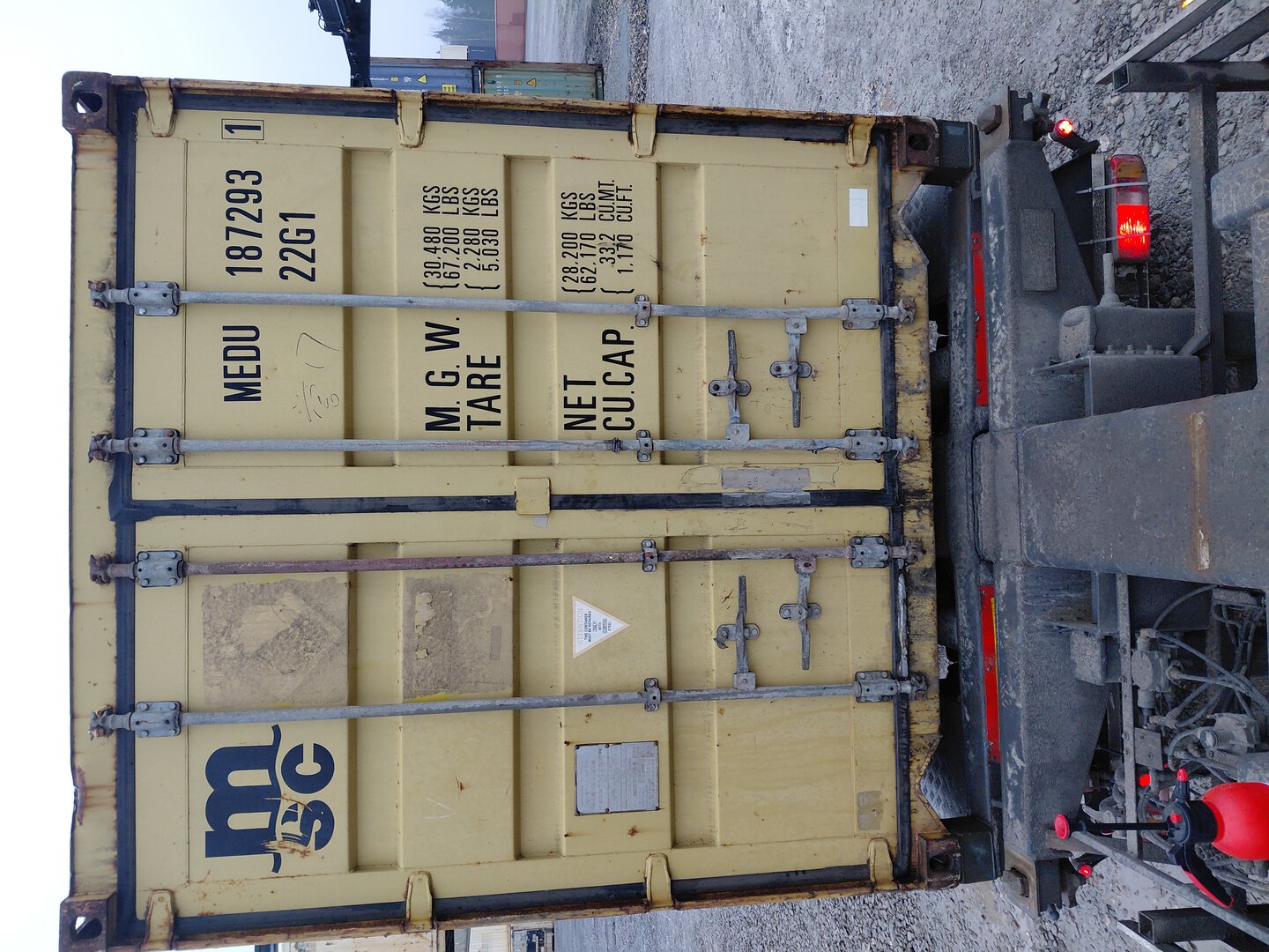 Морской контейнер MEDU1872931