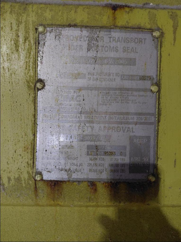 Морской контейнер MEDU1910230