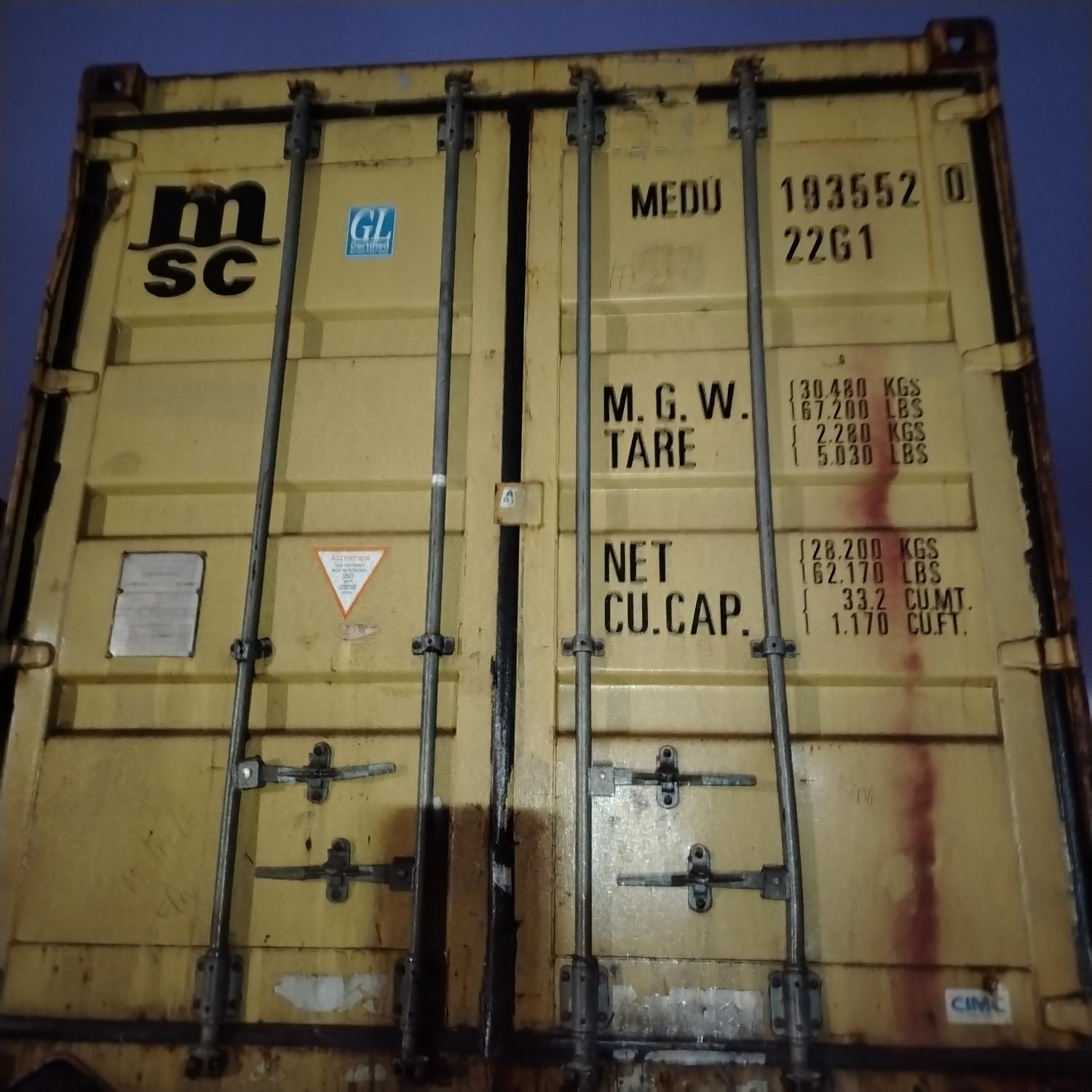 Морской контейнер MEDU1935520