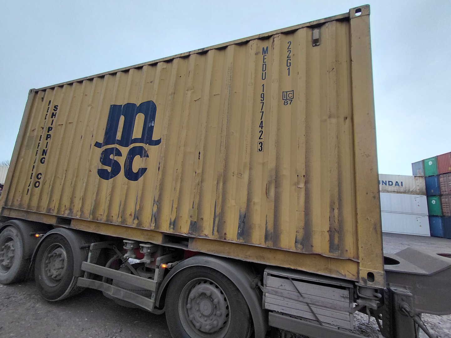 Морской контейнер MEDU1977423