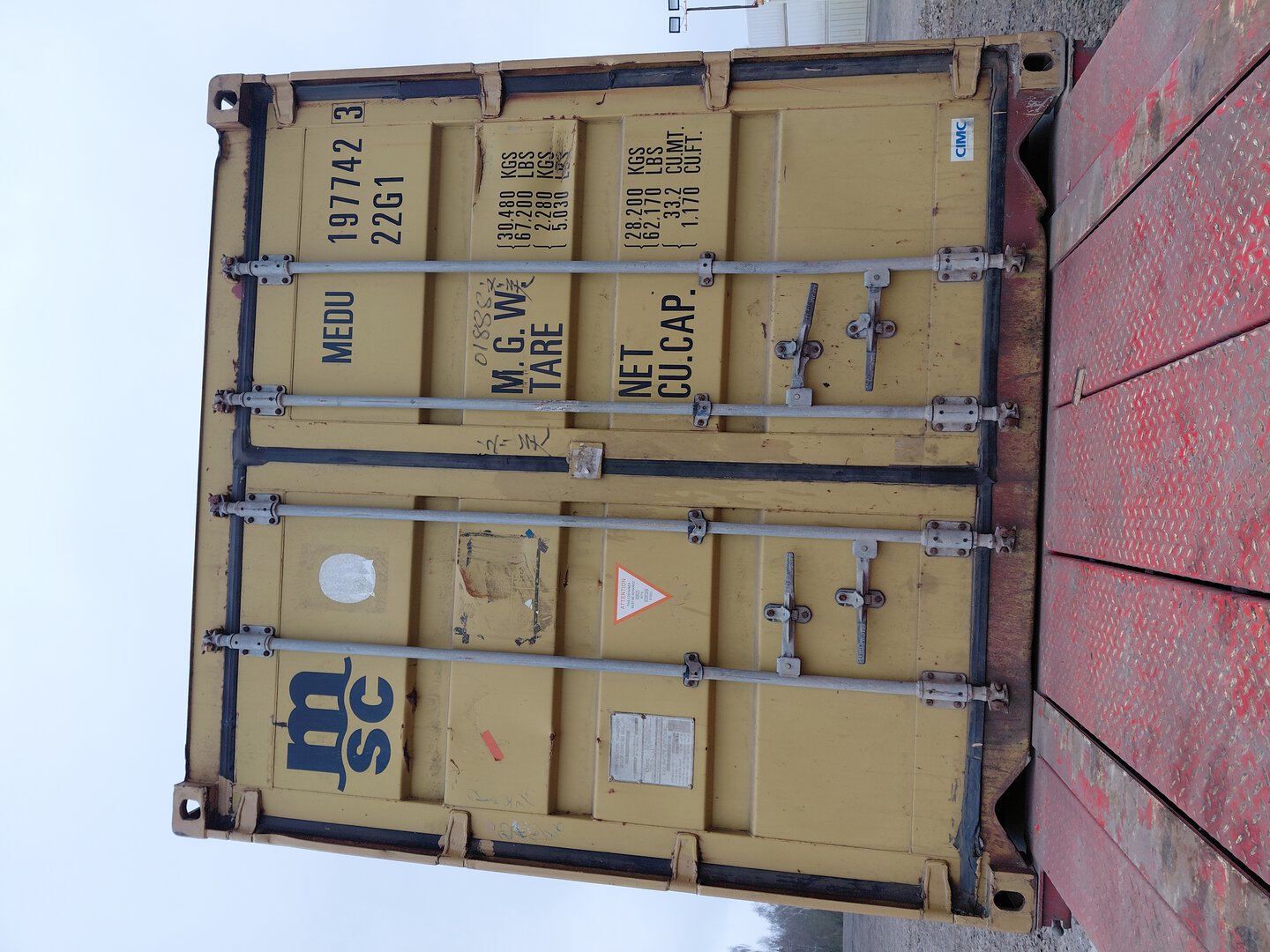 Морской контейнер MEDU1977423
