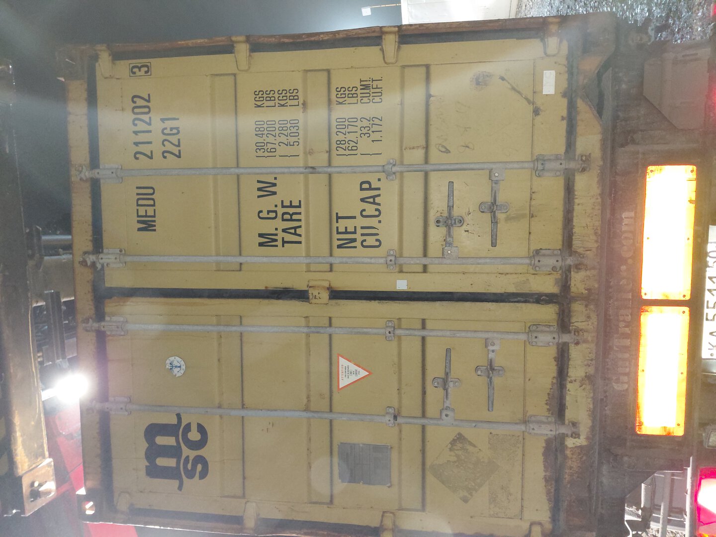 Морской контейнер MEDU2112023