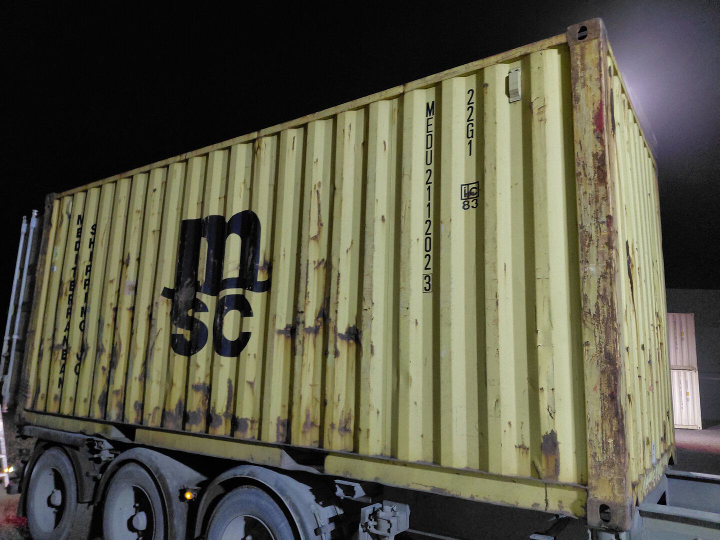 Морской контейнер MEDU2112023