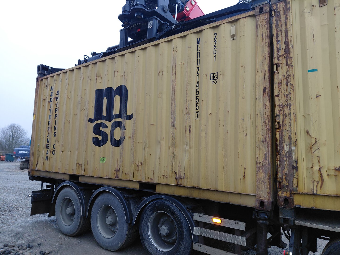 Морской контейнер MEDU2145557