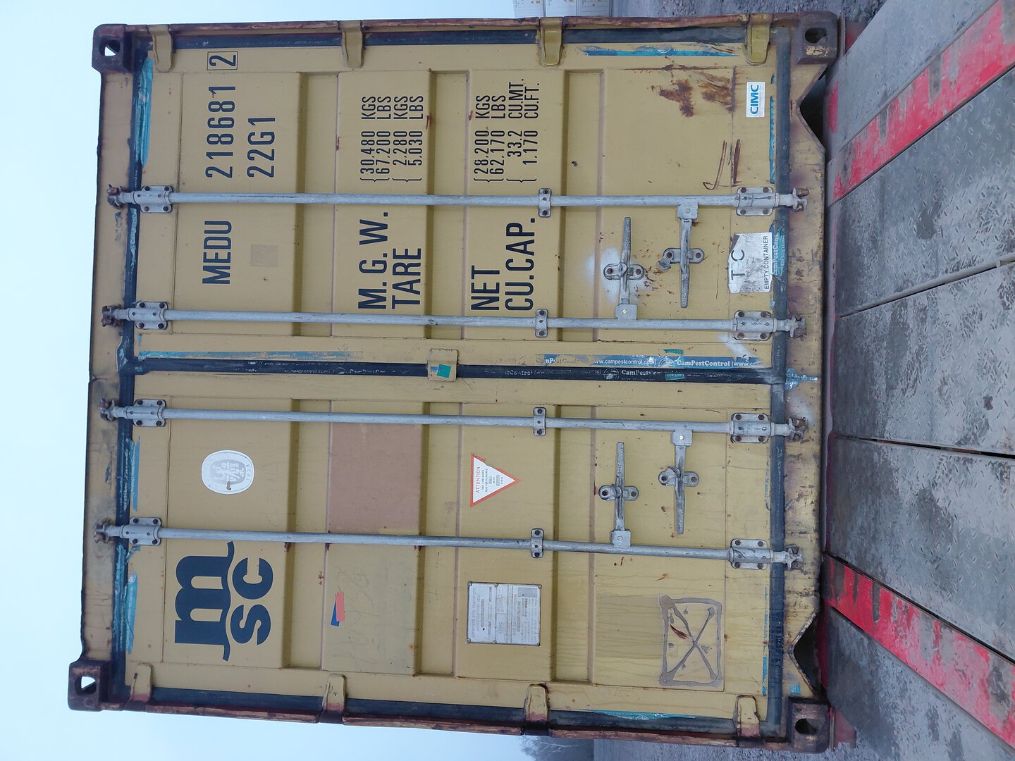 Морской контейнер MEDU2186812