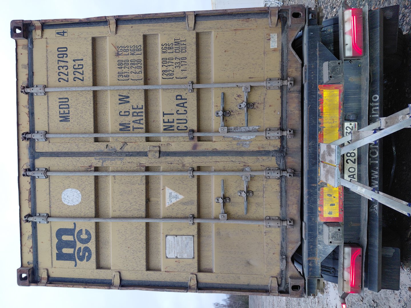 Морской контейнер MEDU2237904