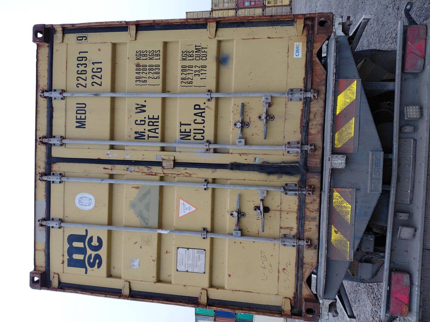 Морской контейнер MEDU2263919