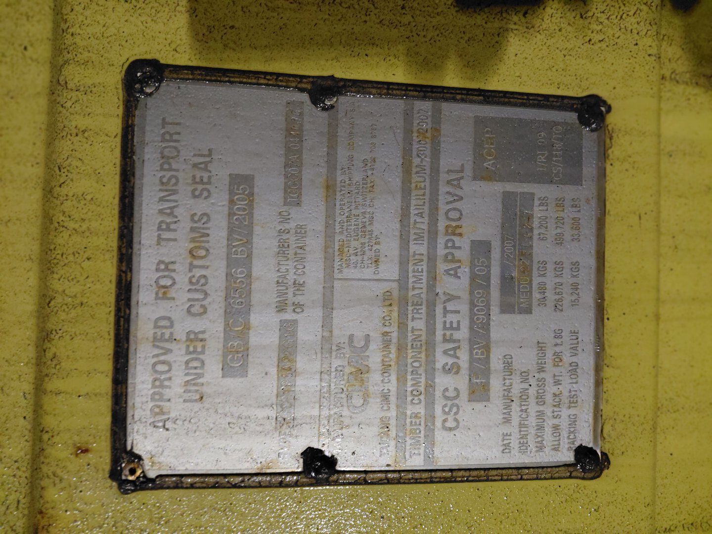 Морской контейнер MEDU2280623