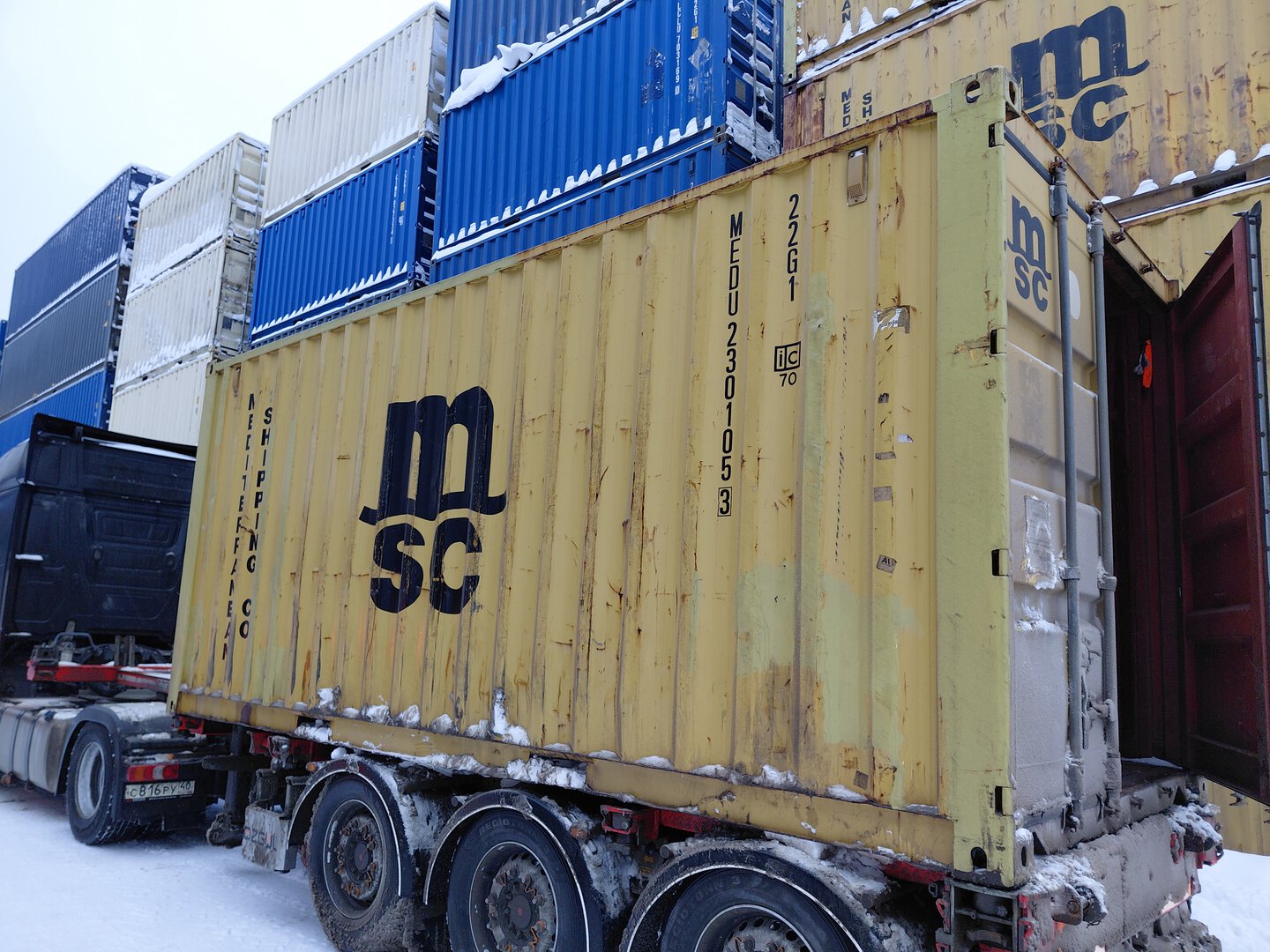 Морской контейнер MEDU2301053