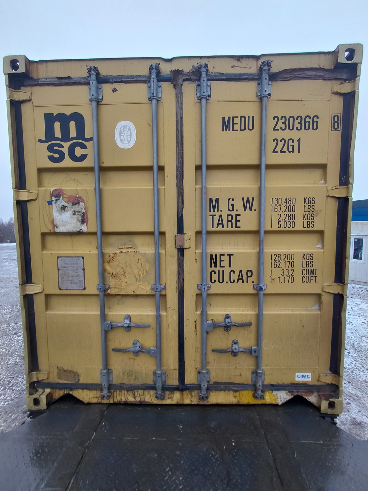 Морской контейнер MEDU2303668