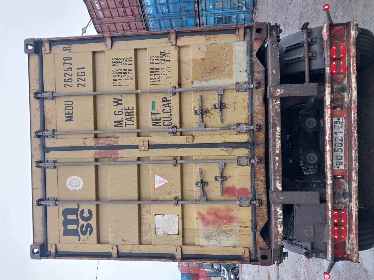 Морской контейнер MEDU2625788