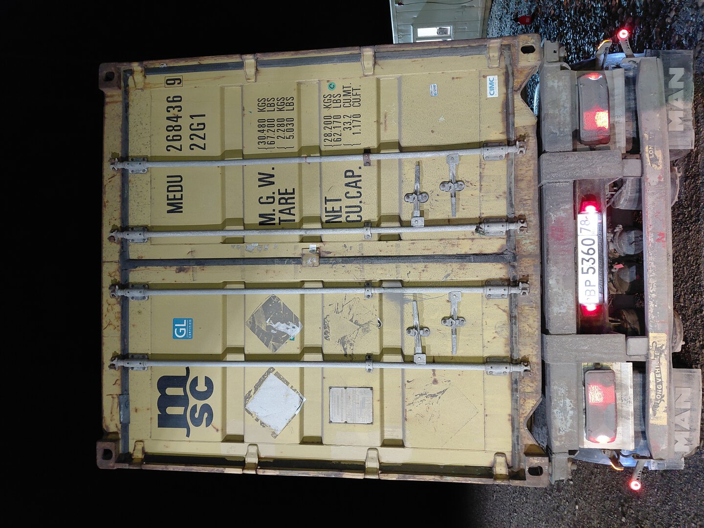 Морской контейнер MEDU2684369