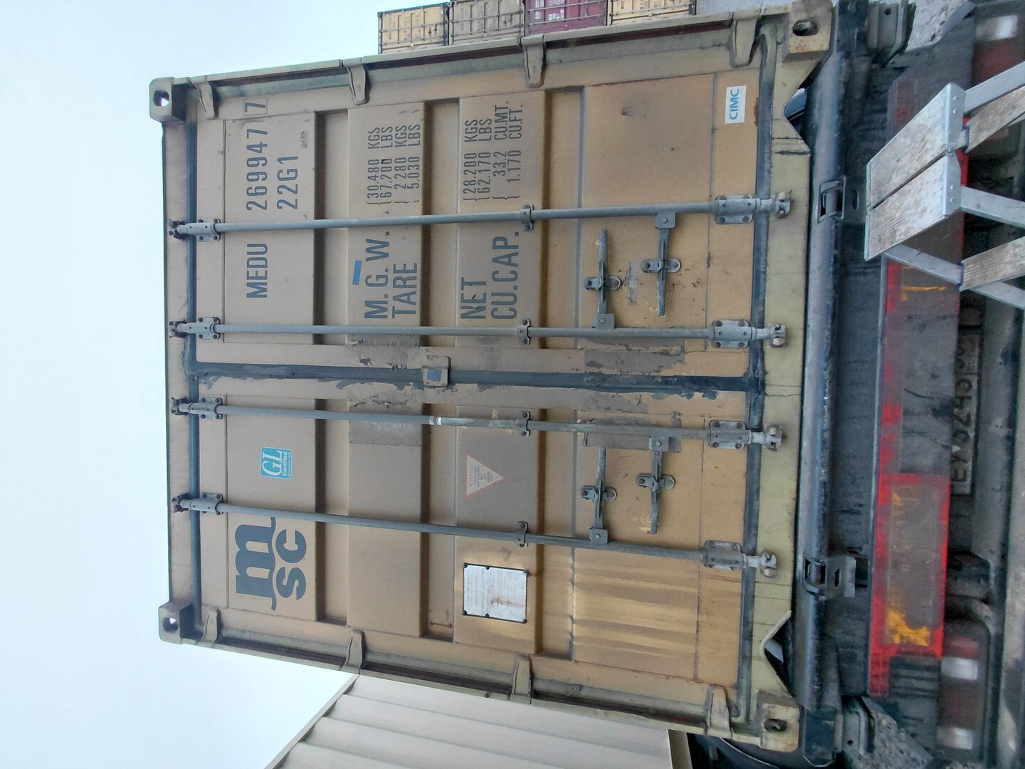 Морской контейнер MEDU2699477