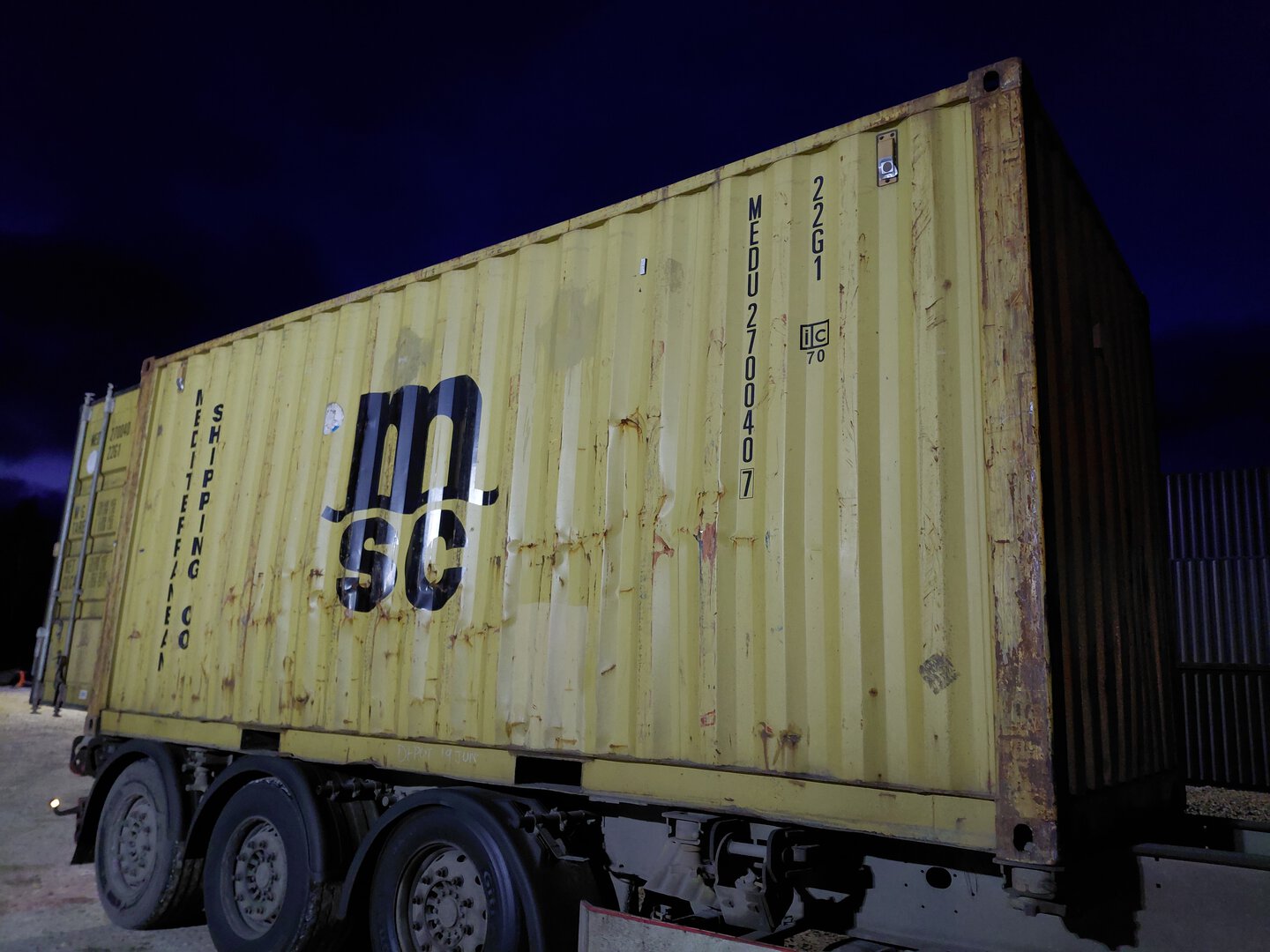 Морской контейнер MEDU2700407