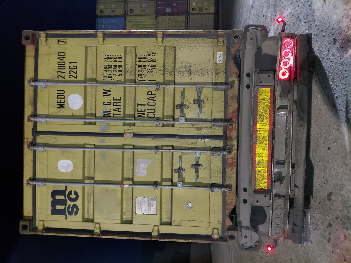 Морской контейнер MEDU2700407