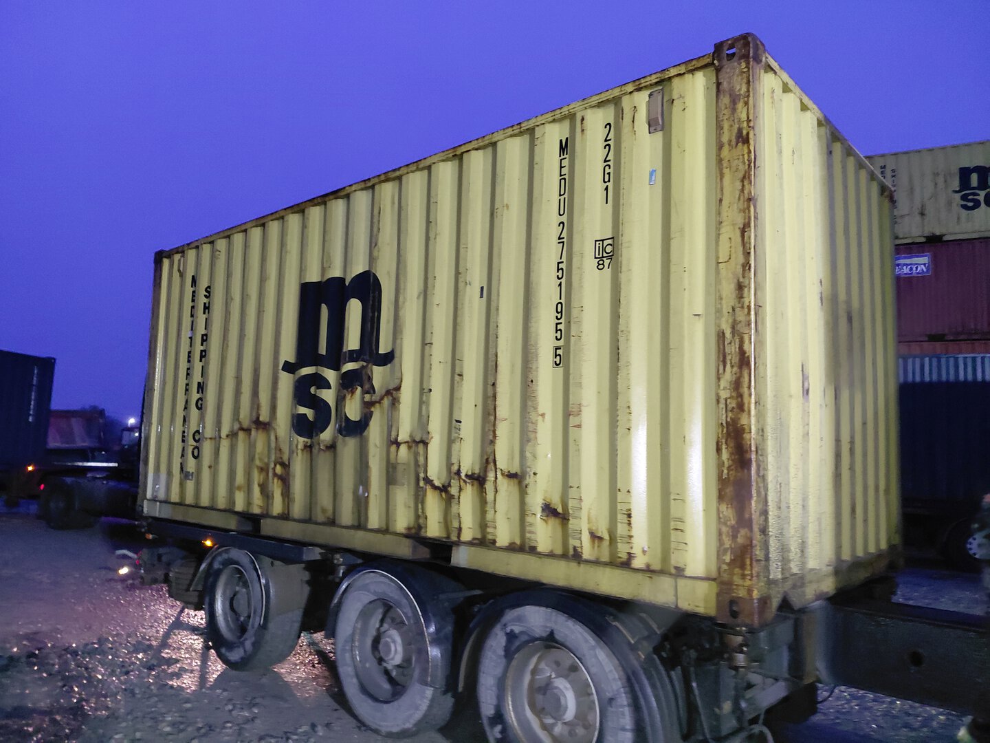 Морской контейнер MEDU2751955