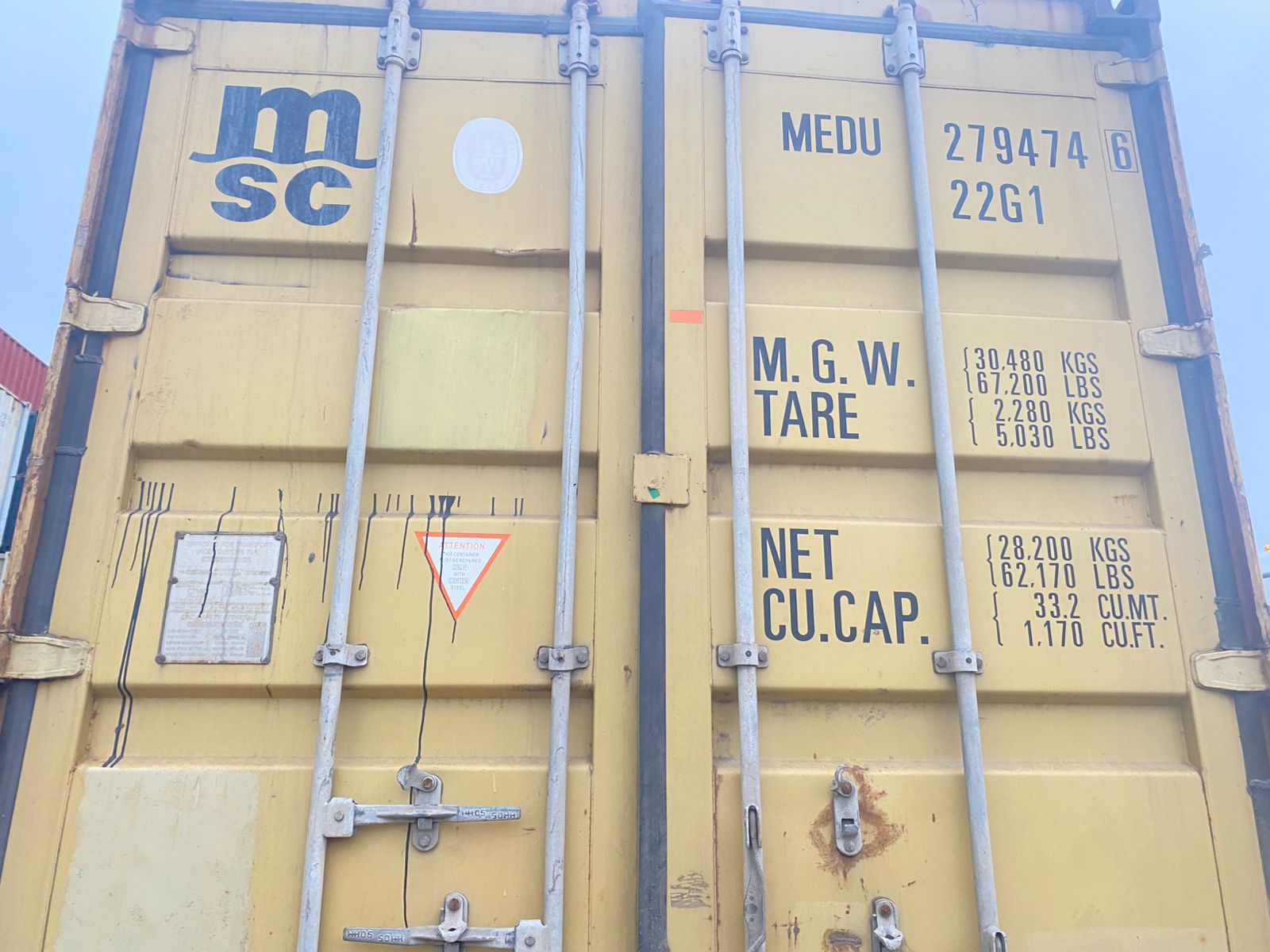 Морской контейнер MEDU2794746