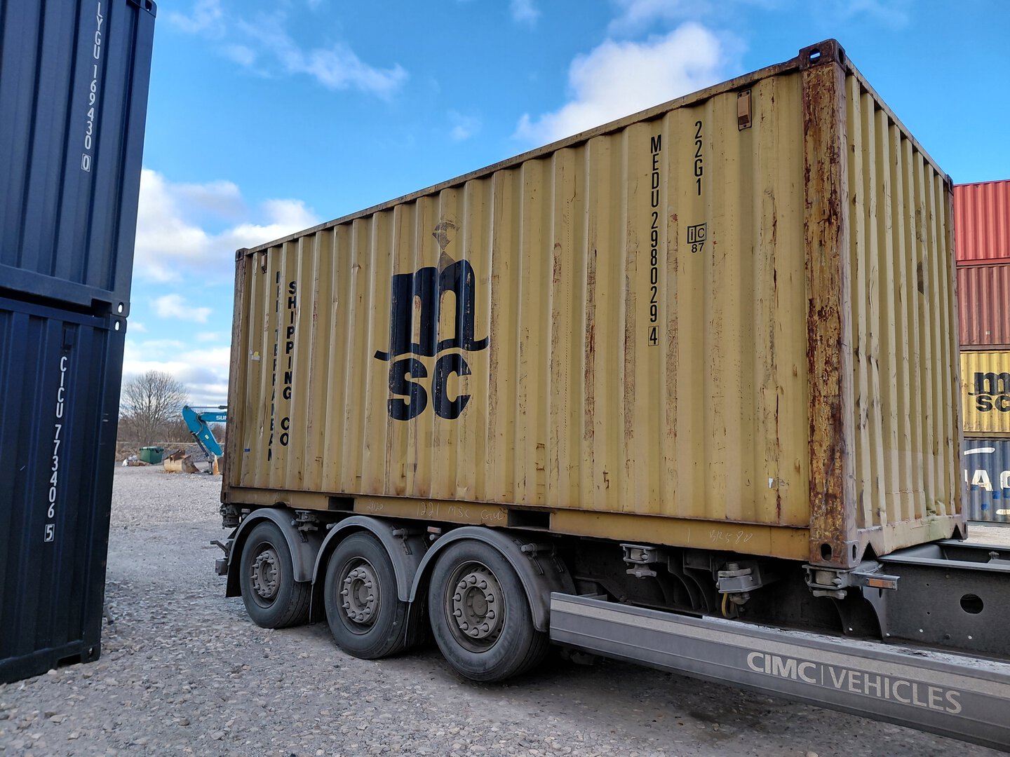 Морской контейнер MEDU2980294