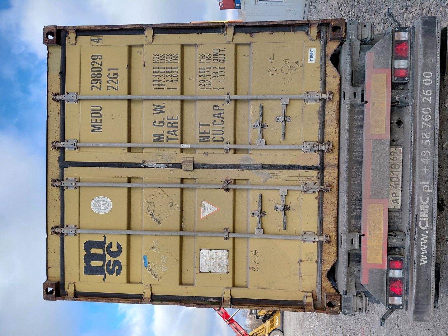 Морской контейнер MEDU2980294