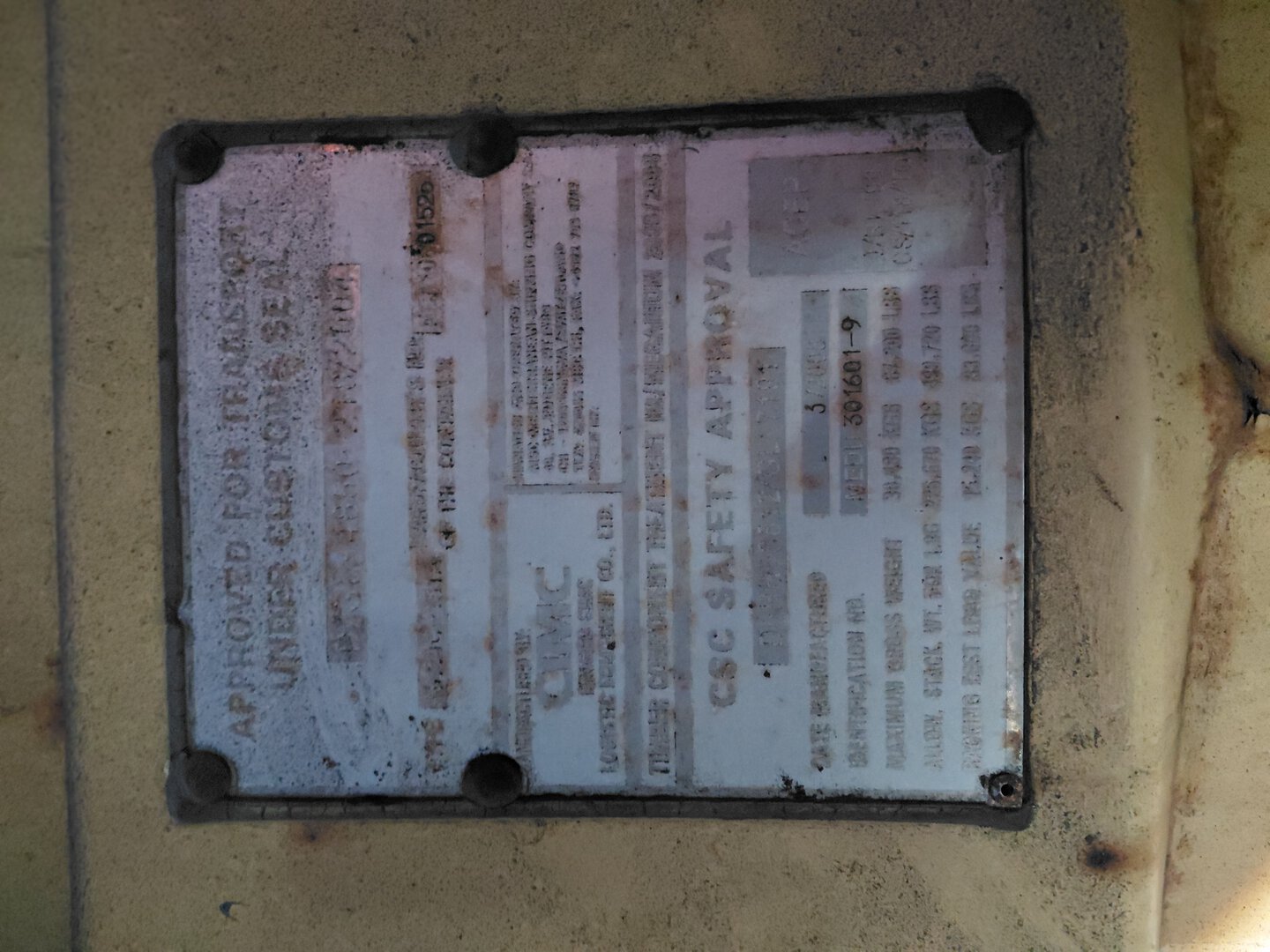 Морской контейнер MEDU3016019