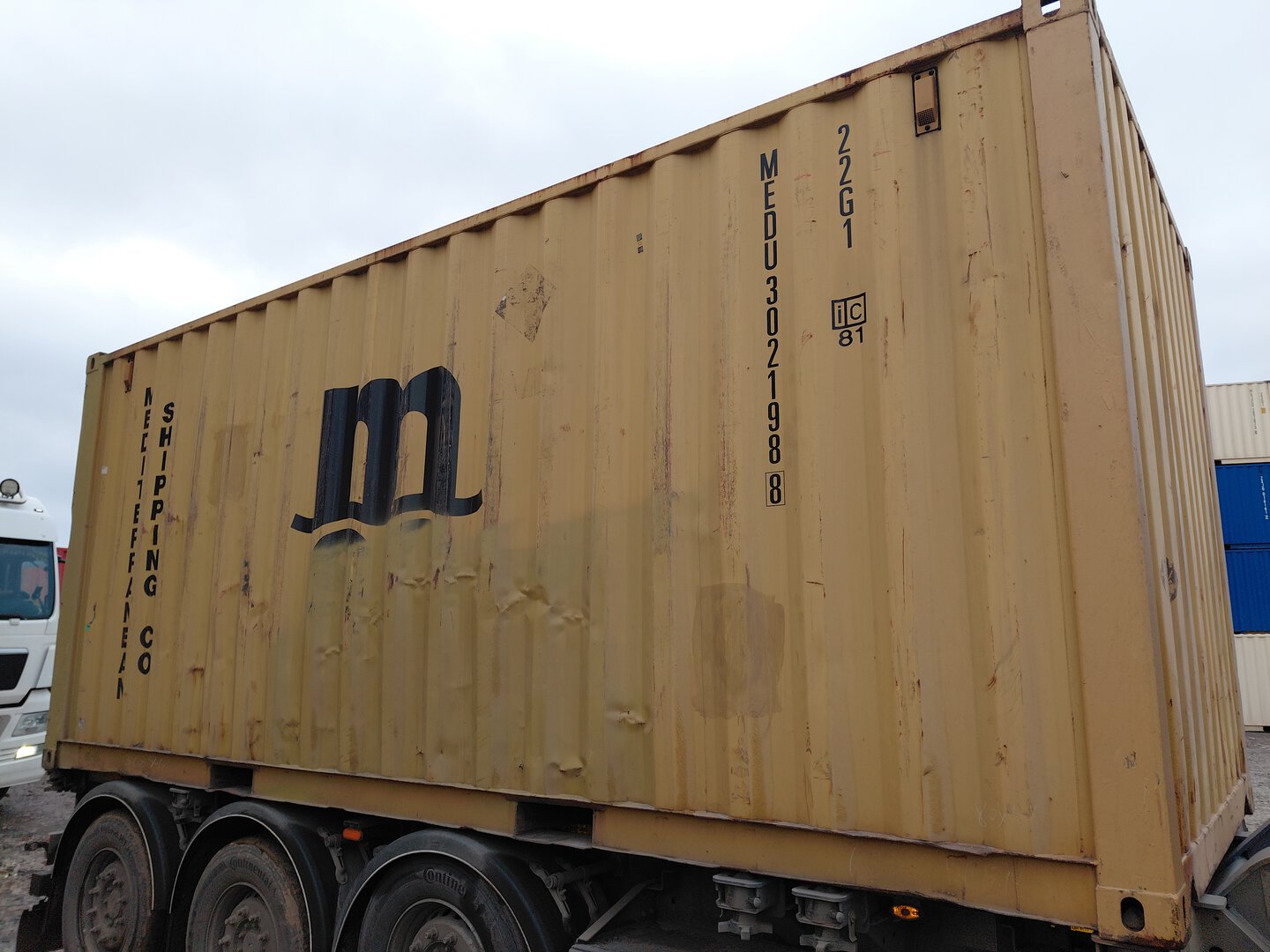 Морской контейнер MEDU3021988