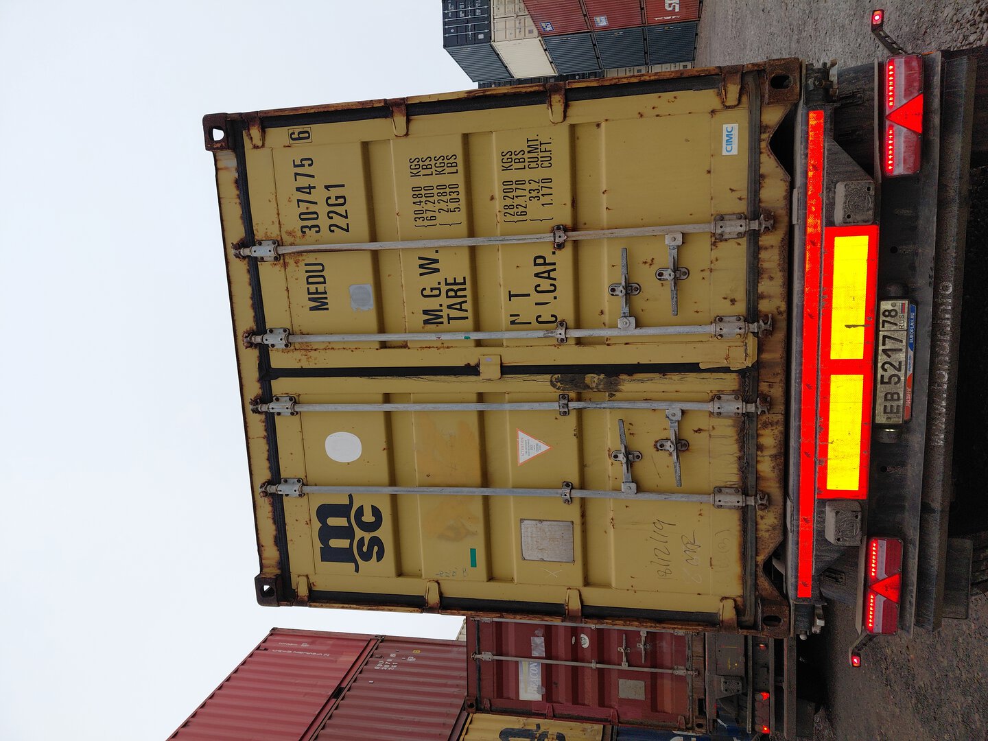 Морской контейнер MEDU3074756