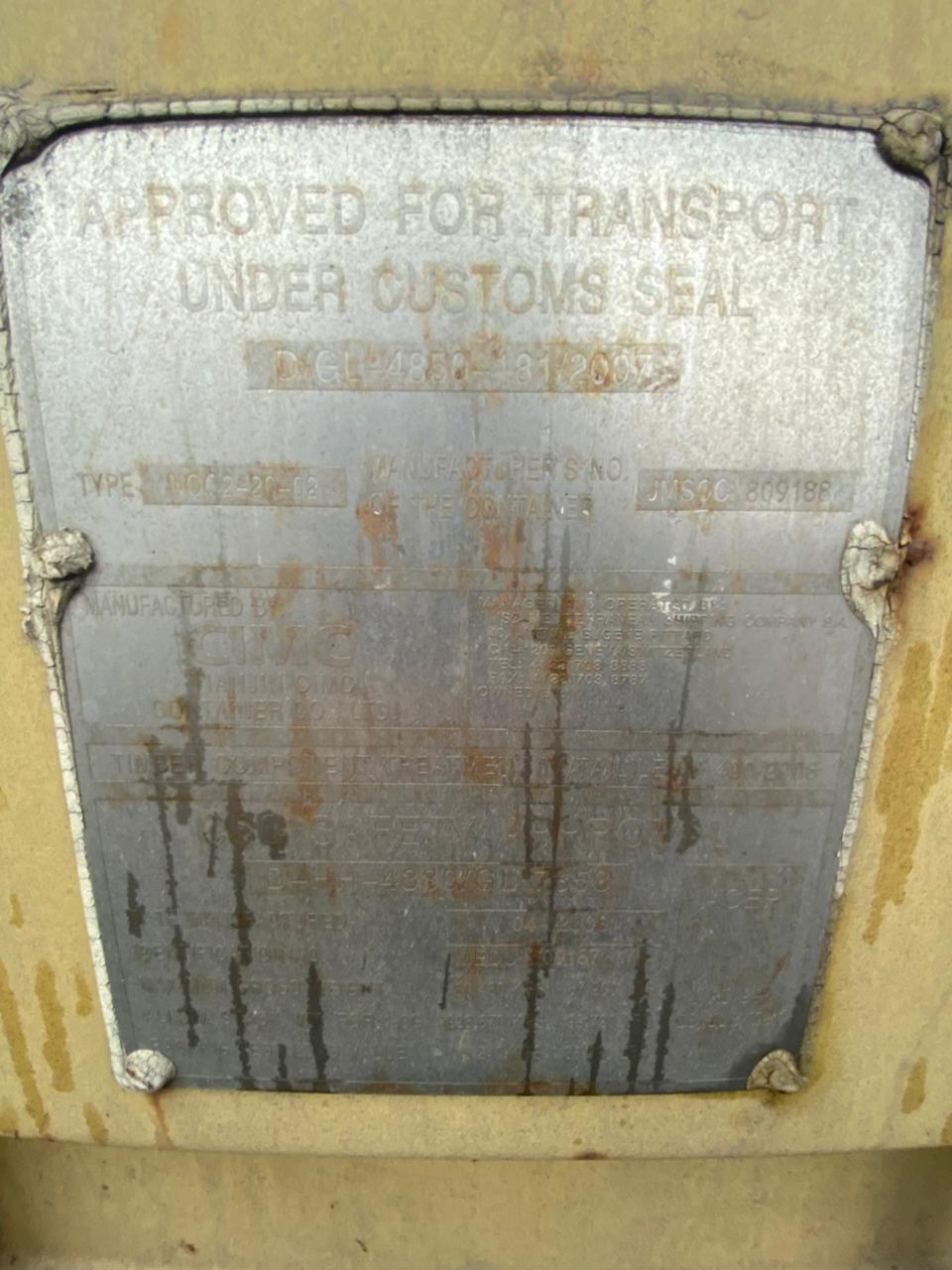 Морской контейнер MEDU3091877