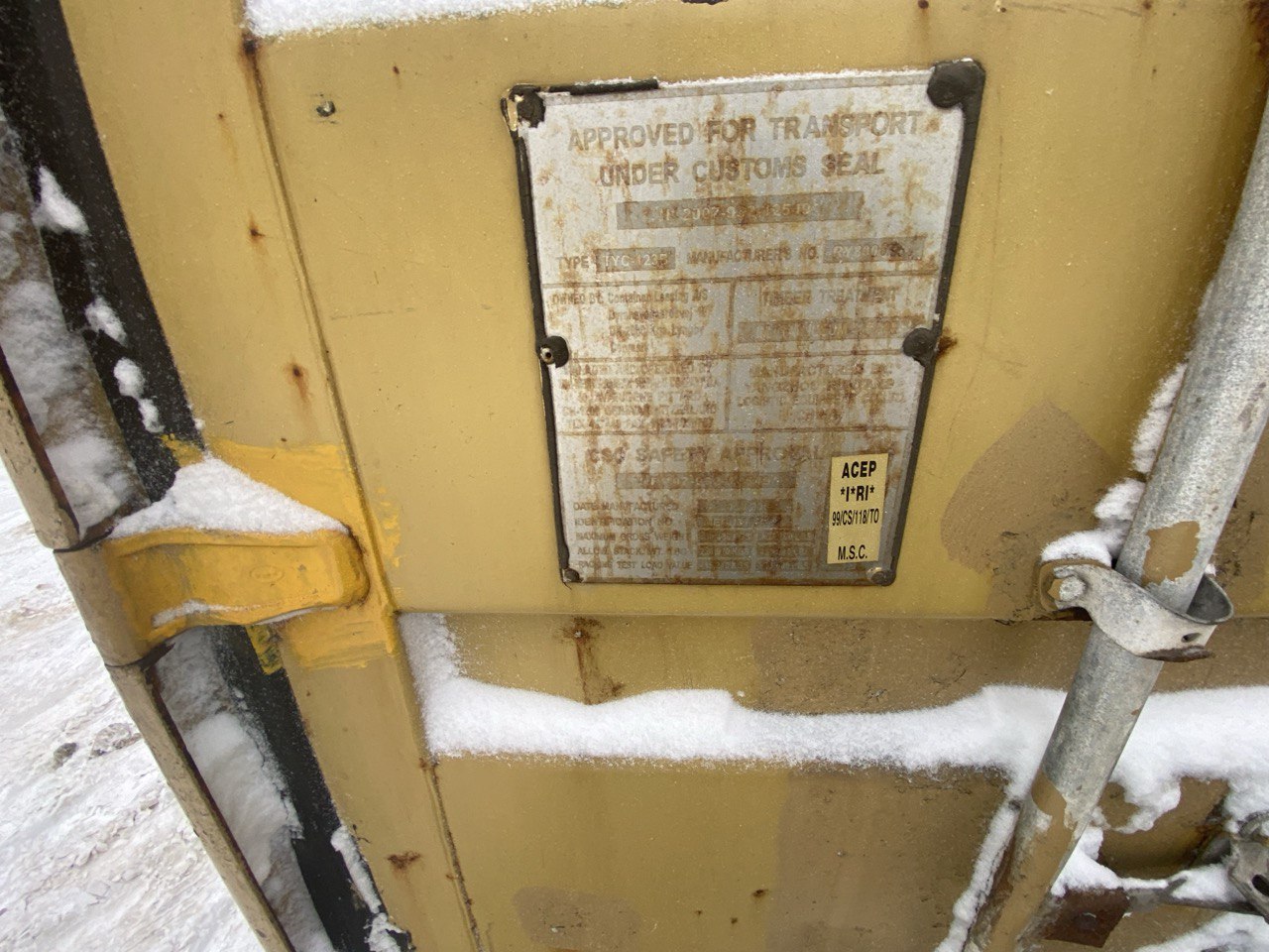 Морской контейнер MEDU3153942